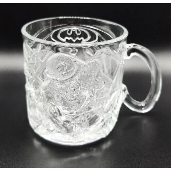 1995 McDonalds Batman Forever "The Riddler" Glass Mug - Excellent Condition - Picture 3 of 7